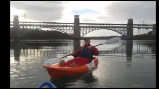 Alan Kayaking the Menai Straits