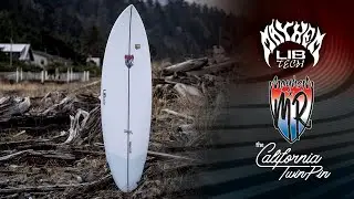 MR X MAYHEM CALIFORNIA PIN | LIB TECH SURFBOARD