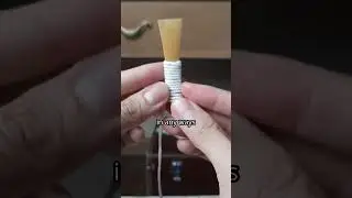 How I formed bassoon reeds