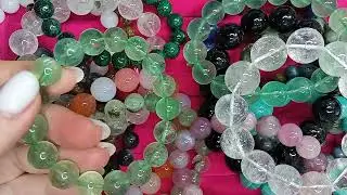 Каменная лавка( браслеты и минералы 4  часть)