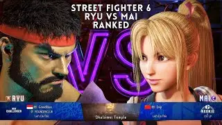 STREET FIGHTER 6 RYU vs MAI (Ranked Rookie)