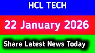 hc; tech share news today || hcl tech share latest news today