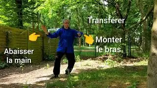 Elever le bras en fin de 1ere section