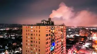 Early Arrival at 2-Alarm 24-Story High-Rise Fire | East Orange, NJ