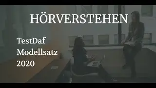 TestDaf Hörverstehen | Modellsatz / Modelltest (2020)
