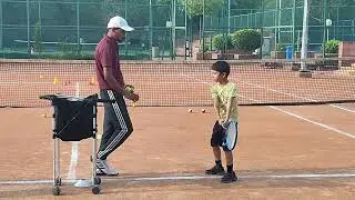 SHIVAAY&rsquo;S TENNIS COACHING SESSION🎾#Tennis#TennisPlayer#Sports #Training#TennisCoaching #YoungAthlete