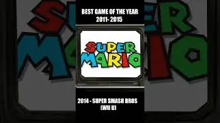 Best GAME OF THE YEAR According to Metacritic 2011 - 2015
