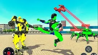 Speed Spider Robot Hero Rescue Mission Android Gameplay By Games Zone