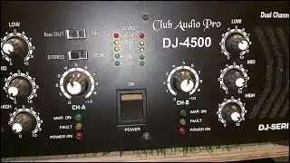 DJ 4500 Amplifier dual channel 4500 wat amplifier