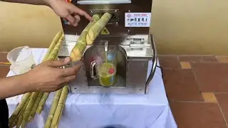 MÁY ÉP NƯỚC MÍA - LÔ KIM CƯƠNG ÉP 2-3 CÂY CHỈ VỚI 1 LẦN