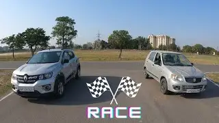 Renault Kwid vs alto k10 drag race 🏁🏎️