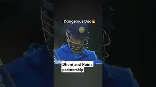 Dhoni and Raina match winning partnership against England #cricket