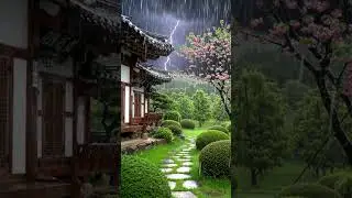 Focus and Study with Rain and Thunder Sounds | Ai Video