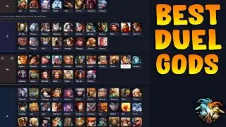 MY  FINAL TIERLIST FOR DUEL IN SMITE SEASON 7! BEST CHARACTERS! - SMITE Duel Tierlist