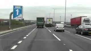 M6 Motorway - Using the new hard shoulder system