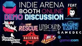 INDIE ARENA BOOTH ONLINE DEMOS DISCUSSION feat. RennocTheGreat | SO MANY GAMES TO PLAY!!