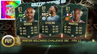 WINTER WILCARDS CHALLENGE SBC  DRAFT YOUR SQUAD  FIFA 22
