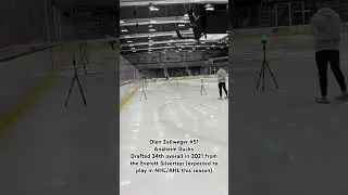 Olen Zellweger Skating Testing @ Ducks Dev Camp Day 1 #hockey #nhlducks #flytogether #duckshockey