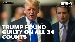 New York jury finds former President Donald Trump guilty of all 34 counts