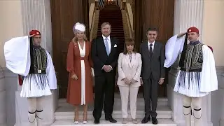 Στην Αθήνα το βασιλικό ζεύγος της Ολλανδίας. Συνάντηση με την ΠτΔ Κ. Σακελλαροπούλου