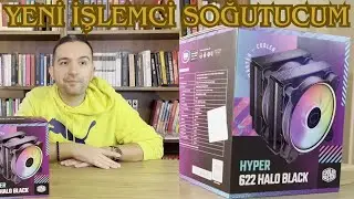 Yeni İşlemci Soğutucum / Cooler Master Hyper 622 Halo Black / Kutu Açılışı – Montaj – Değerlendirmem