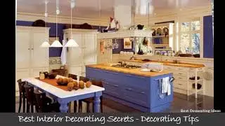 Cream and blue kitchen design | Useful Ideas & Layouts to Create Modern Home declarative &
