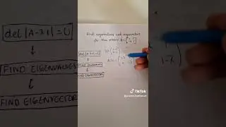 Eigenvalue and Eigenvectors Of A 3x3 Matrix