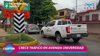 Crece tr&aacute;fico en avenida universidad