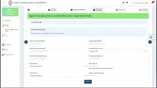 COEP Admission Portal Tutorial | Step 5: Educational Information