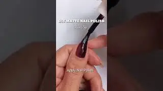 DIY Matte Nail Polish 2021 #shorts