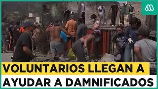 Llega la ayuda en el momento más difícil: Voluntarios colaboran en zonas afectadas por incendios