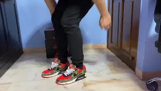 Air Max 90 Reverse Duck Camo 2020 on feet