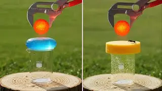 1000&deg;C Red Hot Metal Ball vs Soap, Cheese & Mentos