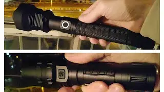 XANES 1282 XHP70  Vs  XANES 3320 P50 XHP50 Flashlight - Outdoor Test