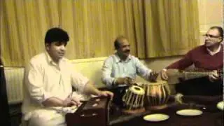 Haroon Anjaz with Ustad Arif Mahmood and Rahmat Simab