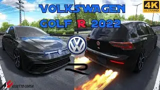BMW x Golf R Turbo Boost Run in Assetto Corsa! (INSANE Pulls) | Logitechg29 Gameplay