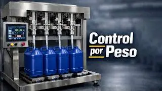 242 LLENADORA AUTOMATICA DE 4 BOQUILLAS DE 5 A 25L | Fochitek