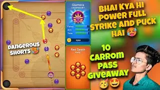 Nazim Carrom pool Giveaway 🥳| Carrom Pass 10 Giveaway 🎉 | dangerous gameplay  | Carrom Board