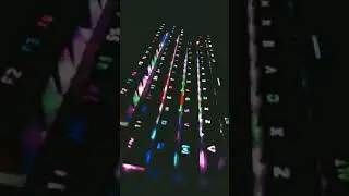 Satisfying keyboard, mechanical keyboard, key press sound #shorts