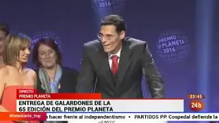 Marcos Chicot - Discurso de Finalista del Premio Planeta 2016
