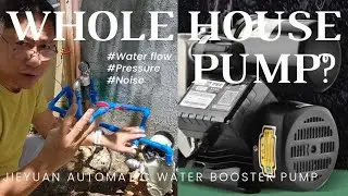 REVIEW 2: Whole House Water Pump? | Jieyuan Mini Automatic Water Booster Pump