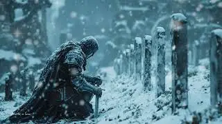 &ldquo;The Mourning Knight &ndash; A Warrior Kneeling in the Snow&rdquo; #WarriorInSnow #MedievalFantasy #EpicMusic