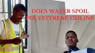 How Polystyrene Ceiling React To Water:  Compare to POP ceiling