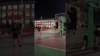 Basketball dunk shatters glass backboard in Henan, China