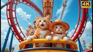 Mama Cat Sells Salmon to Make Kitten's Dream of Amusement Park Come True! | cute cats #cutecats