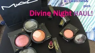 MAC Divine Night HAUL + SWATCHES!