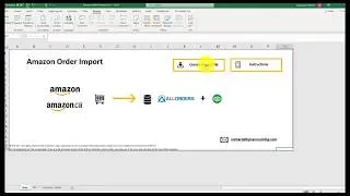 Amazon order import automation from Seller Central into AllOrders  & Quickbooks using excel macros