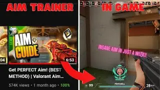 I Used The PREMS Method by Sero for a Week and got PERFECT Aim for Valorant! (Radiant Aim Trainer)