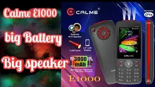 calme E1000  unboxing 3000 battery big speaker ful torch light