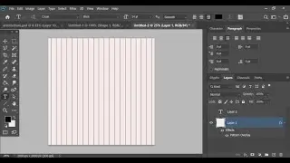 Draw multiple parallel line in Photoshop | Create Burst straight LINES with equal space and distance